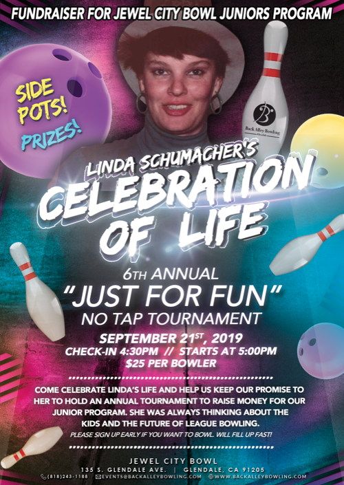 Linda Schumacher's 6th Annual No Tap Tournament